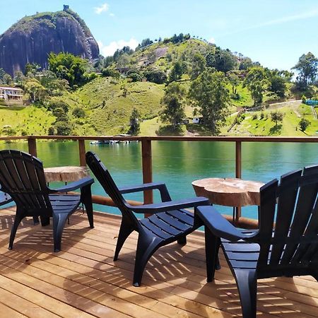 Ecolodge Bahia Del Penon Guatapé Eksteriør bilde