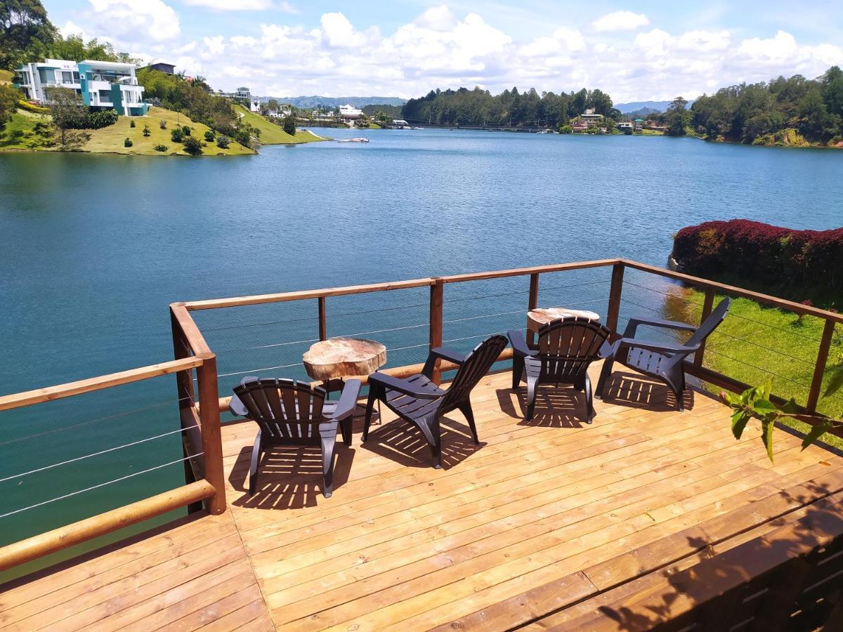 Ecolodge Bahia Del Penon Guatapé Eksteriør bilde