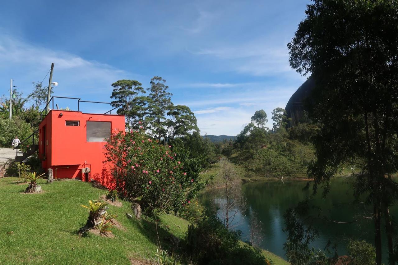 Ecolodge Bahia Del Penon Guatapé Eksteriør bilde
