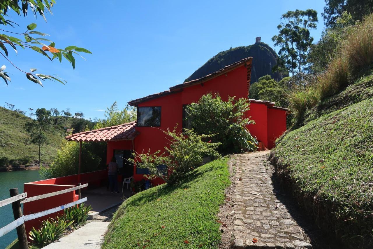 Ecolodge Bahia Del Penon Guatapé Eksteriør bilde